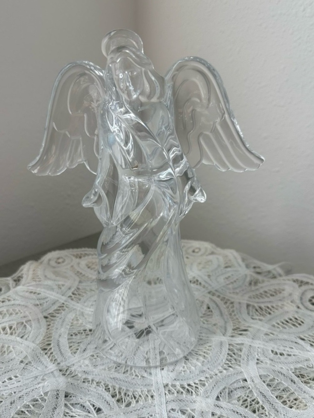 PRINCESS HOUSE Crystal
Angel Figurine Candle Holder
8" France Nativity Figure